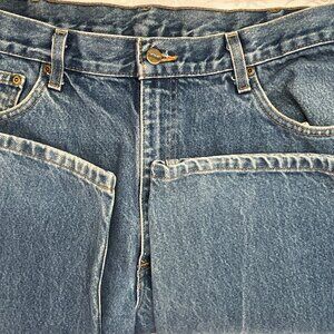 Carhartt Men's Blue Denim Relaxed Fit Jeans Size 38x30